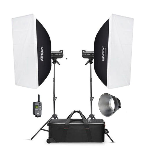 Godox SK400II-V 2-light studio flash kit for professional photography