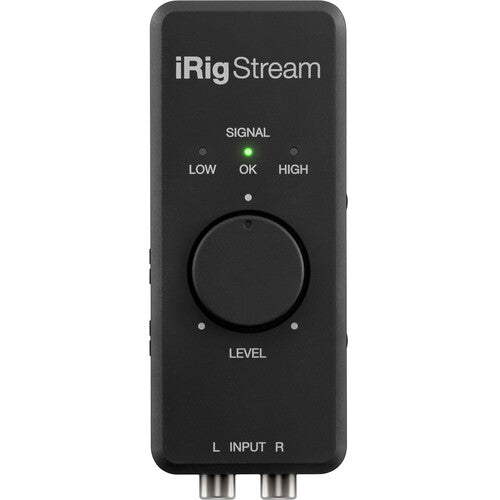 IK Multimedia iRig Stream Ultracompact 2x2 Audio Interface for Computers, Smartphones, and Tablets