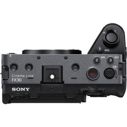 Sony FX30 Digital Cinema Camera 26MP 4K 120fps for high-quality filmmaking and professional video recording