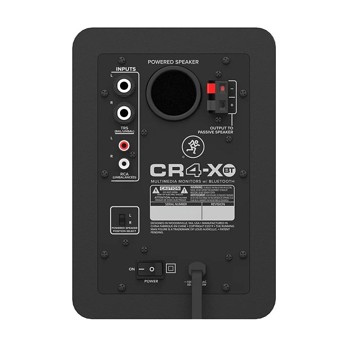 Mackie CR4-XBT Creative Reference Series 4" Multimedia Monitors with Bluetooth (Pair)