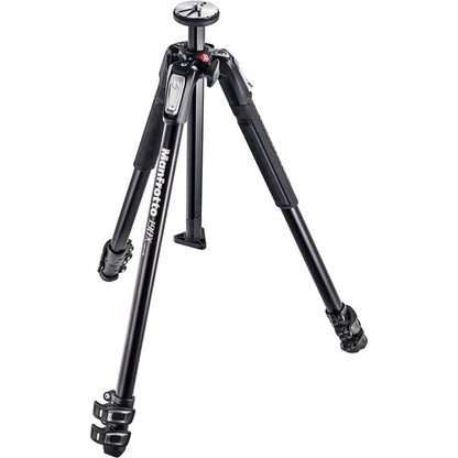 Manfrotto MT190X3 aluminum 3-section camera tripod with Easy Link accessory mount