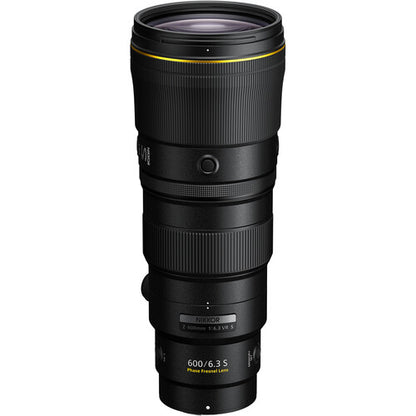 Nikon NIKKOR Z 600mm f/6.3 VR S super-telephoto prime lens for Nikon Z mirrorless cameras