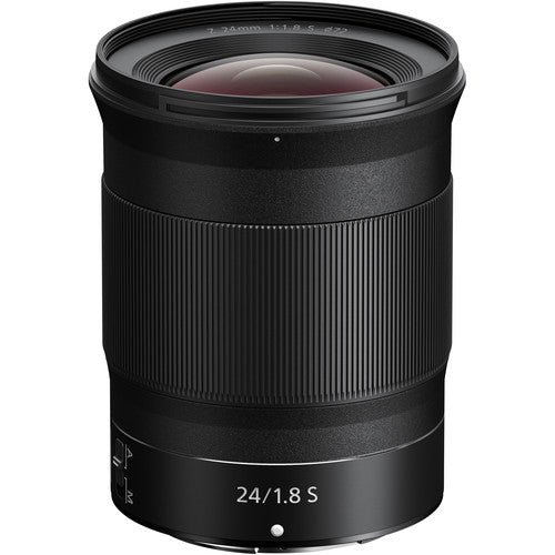 Nikon NIKKOR Z 24mm f1.8 S wide angle prime lens