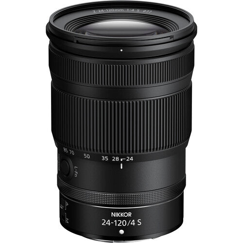 Nikon NIKKOR Z 24-120mm f/4 S standard zoom lens for Nikon Z mirrorless cameras