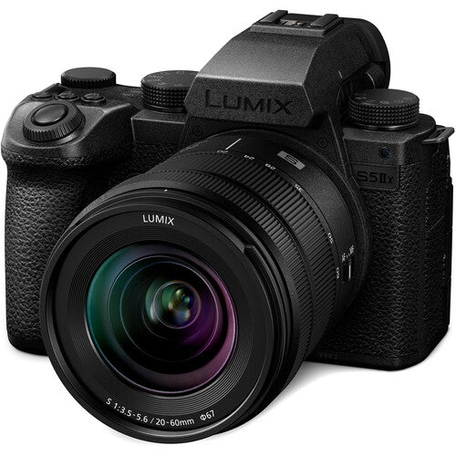 Panasonic Lumix S5 IIX mirrorless camera kit with 20-60mm lens for professional video production and photography