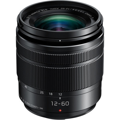 Panasonic Lumix G Vario 12-60mm f/3.5-5.6 ASPH. POWER O.I.S. zoom lens for Micro Four Thirds cameras
