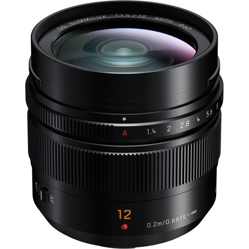 Panasonic Leica DG Summilux 12mm f/1.4 ASPH. ultra-wide prime lens for Micro Four Thirds cameras