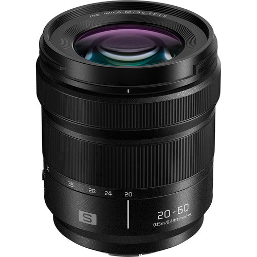 Panasonic Lumix S 20-60mm f/3.5-5.6 standard zoom lens for L-Mount full-frame mirrorless cameras