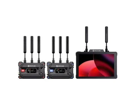 Hollyland Pro 7 Wirelesss Transmission and Monitoring Kit with Pyro S TX/RX Kit and Pyro 7 TX/RX Monitor