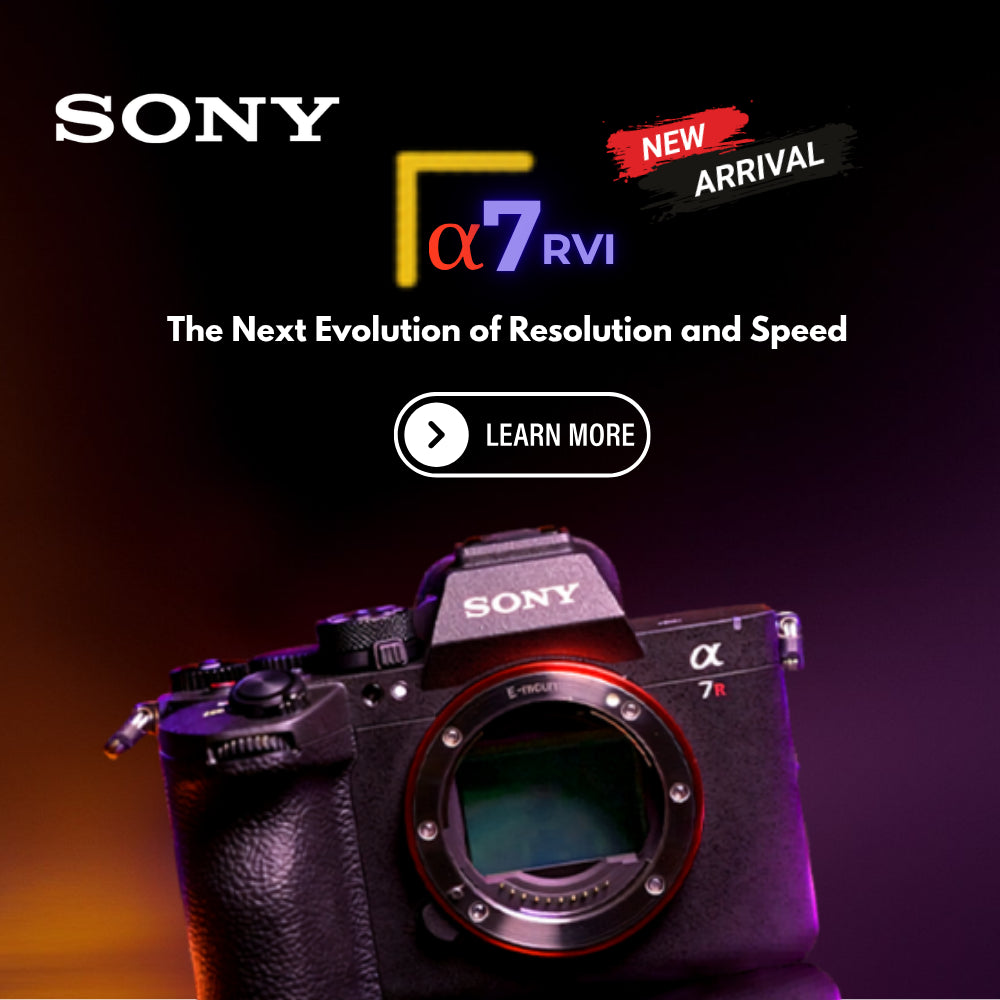Sony A7R VI full-frame mirrorless camera available in UAE Saudi Arabia and GCC with advanced AI autofocus and high-resolution imaging