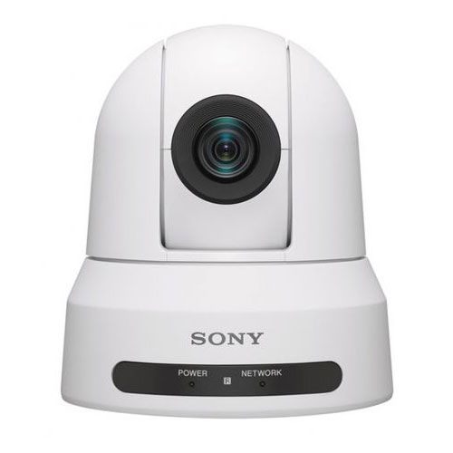 Sony 4K PTZ auto framing camera with 12X zoom white front view