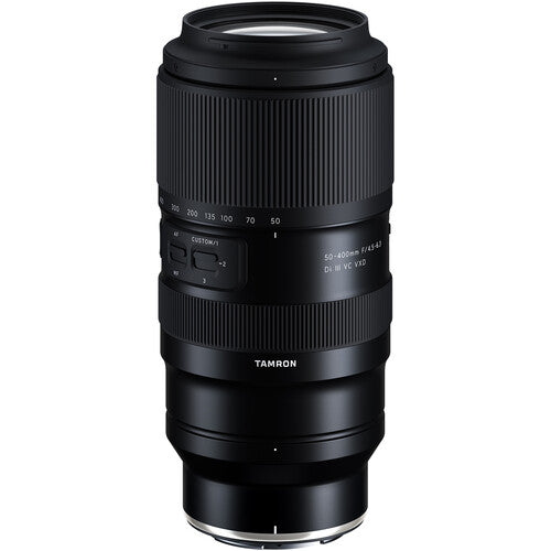 Tamron 50-400mm f4.5-6.3 Di III VC VXD Nikon Z telephoto lens