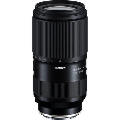 Tamron 50‑300mm f/4.5‑6.3 Di III VC VXD Sony E telephoto lens