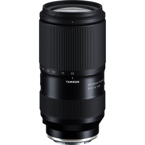 Tamron 50‑300mm f/4.5‑6.3 Di III VC VXD Sony E telephoto lens