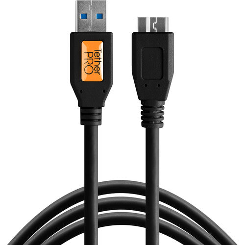 Tether Tools TetherPro USB 3.0 Type-A to Micro-B cable 6ft black