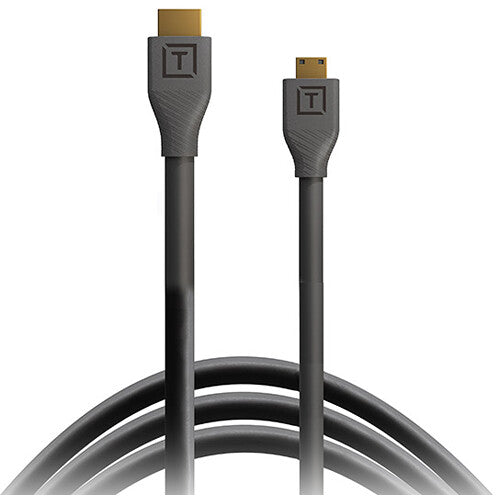 Tether Tools TetherPro Mini-HDMI to HDMI Cable 10ft black with Ethernet