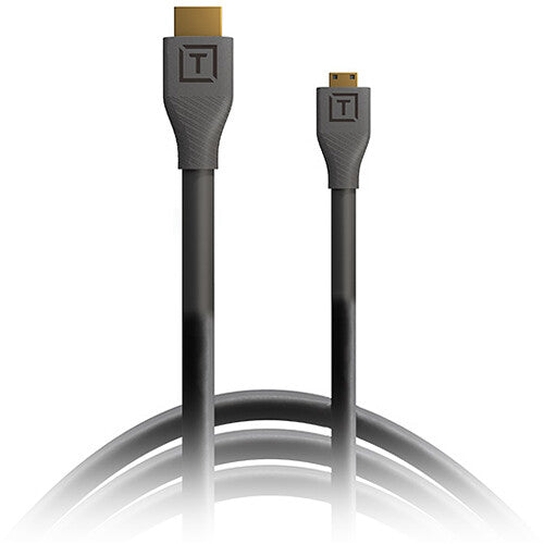 Tether Tools TetherPro Micro-HDMI to HDMI cable 10ft black with Ethernet
