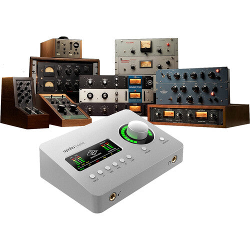 Universal Audio Apollo Solo USB Heritage Edition Desktop 2x4 USB Type-C Audio Interface with SOLO Core Real-Time UAD Processing for Windows