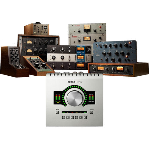 Universal Audio Apollo Twin USB Heritage Edition Desktop 10x6 USB Audio Interface with Real-Time UAD Processing for Windows