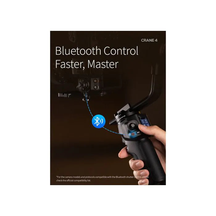 Zhiyun CRANE 4 3-Axis Handheld Gimbal Stabilizer Combo Kit